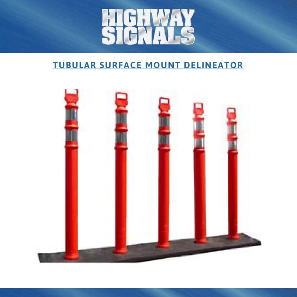 Channelizer And Delineator Cones And Posts For Traffic Safety