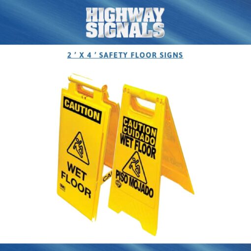 2&Quot; X 4&Quot; Safety Floor Signs