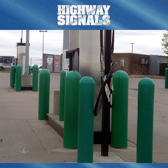 HWS-Bollard Cover-1-4″ Wall Thickness Near A Petrol Pump