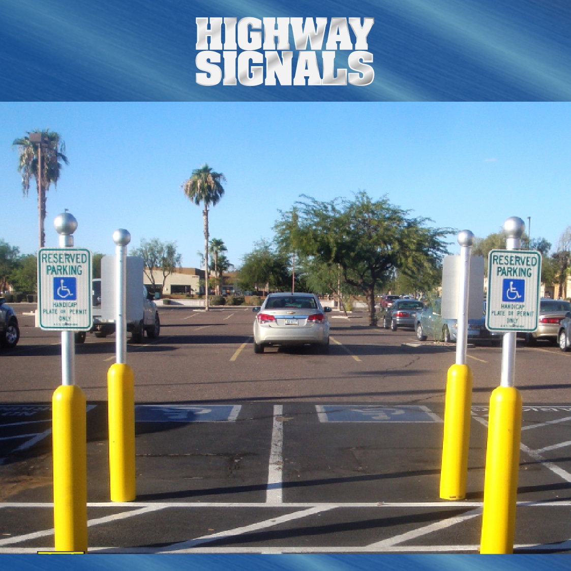 Bollard Sign System For Reserved Parking