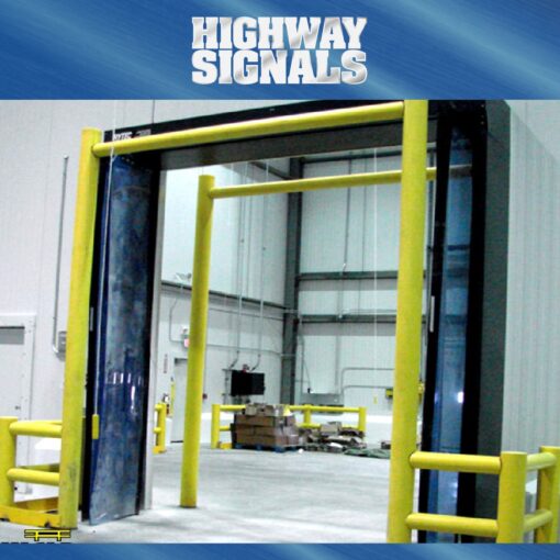 A Goal Post Dock Door Protection In An Manufacturing Facility