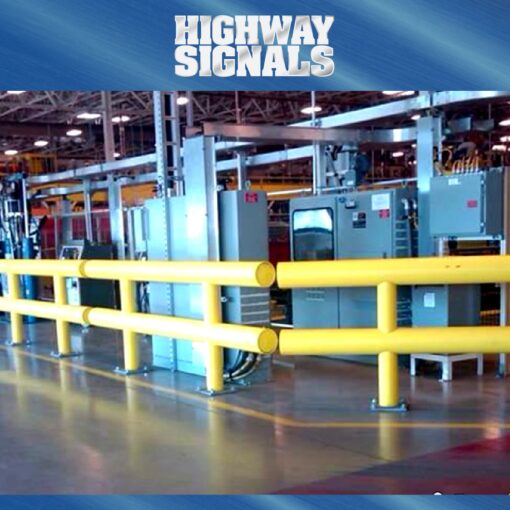 Heavy Duty Industrial Guardrail in A Workshop