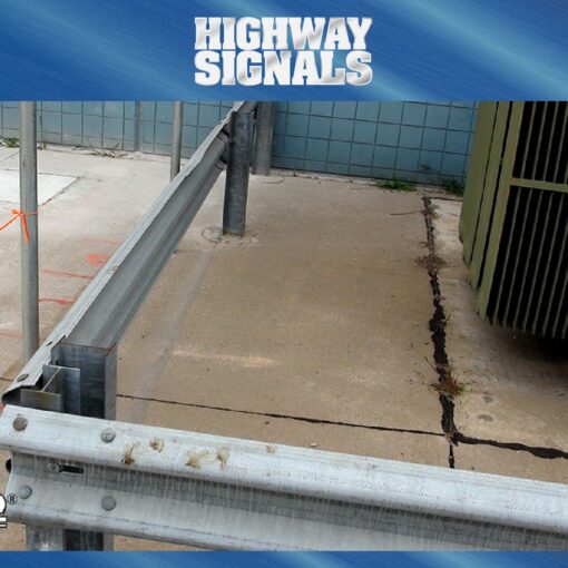 A Highway Guardrail Inside A Facility