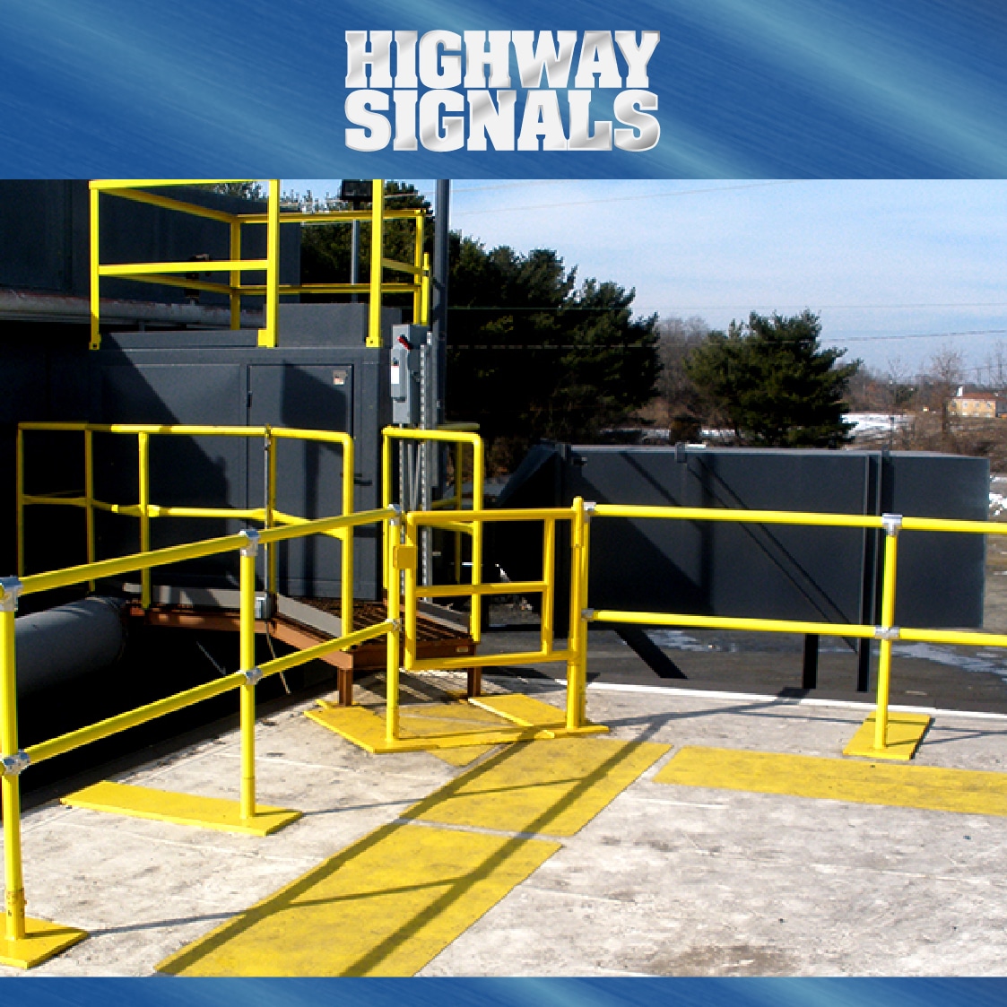 Roof Rail Fall Protection For Storage Place