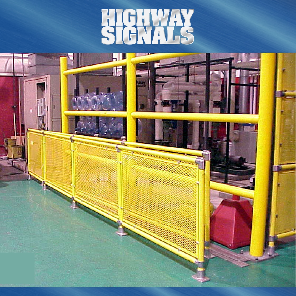 Wall Guard System Installed In A factory