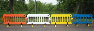 Avalon Plastic Barricades are Available in Several Color Options