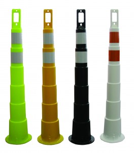 Navicade Channelizer Traffic Delineator is Available in Several Color Options