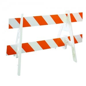 A-Frame Barricades Provide Effective Traffic Restriction