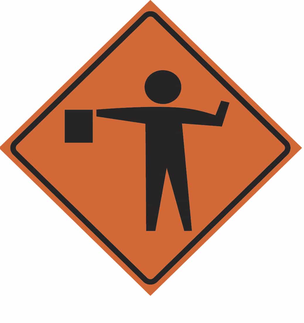 Roll-up Traffic Sign Flagger