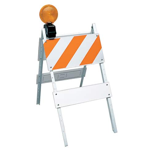 Type I and Type II Metal Barricades with Plastic Boards for Traffic Safety