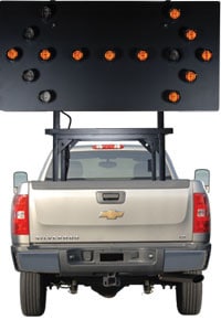 Vehicle Mounted Arrow Board 15 Lamp