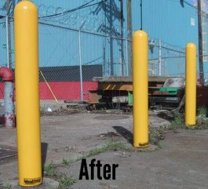 After Putting A Bollard Cover