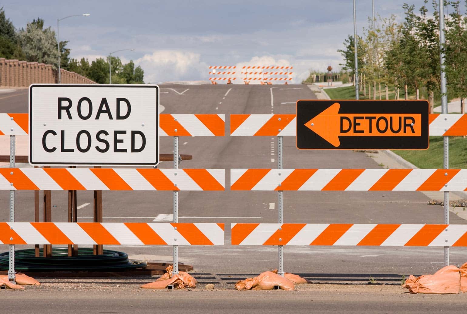 1 Portable Road Barricades Deliver Excellent Traffic Safety