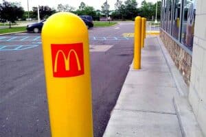 McDonalds Bollard Cover